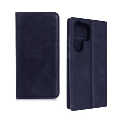 LEATHER FLIP COVER WITH INTERNAL POCKET FOR SAMSUNG GALAXY S23 ULTRA BLUE LEATHER FLIP COVER WITH INTERNAL POCKET FOR SAMSUNG GALAXY S23 ULTRA BLUE